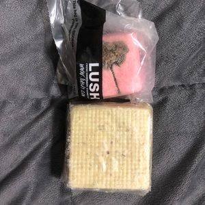 Set of 2 Lush body scrubs